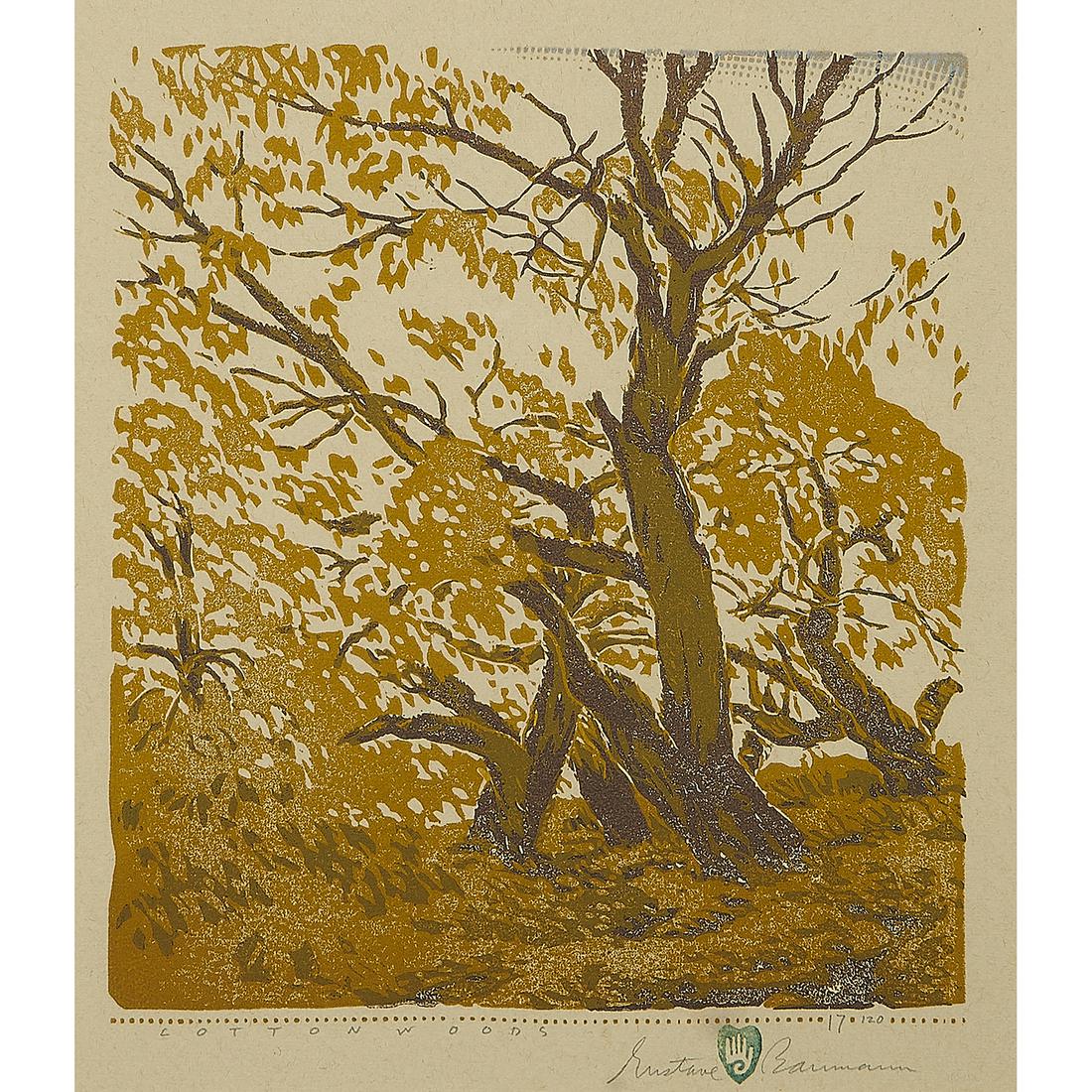 Gustave Baumann, Cottonwoods, 1931 (1 of 2)