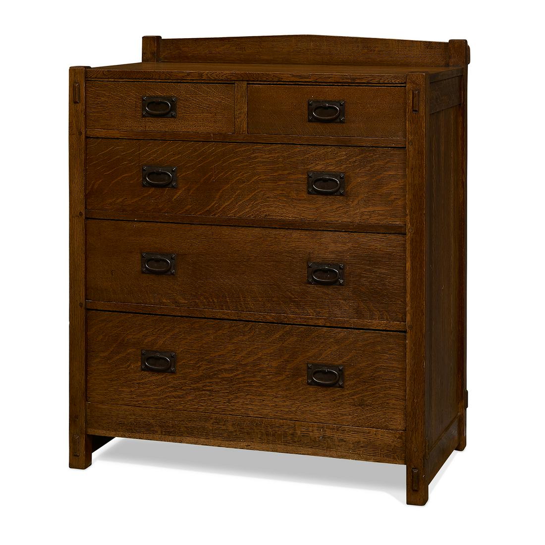 Gustav Stickley chest of drawers, #626 (1 of 1)