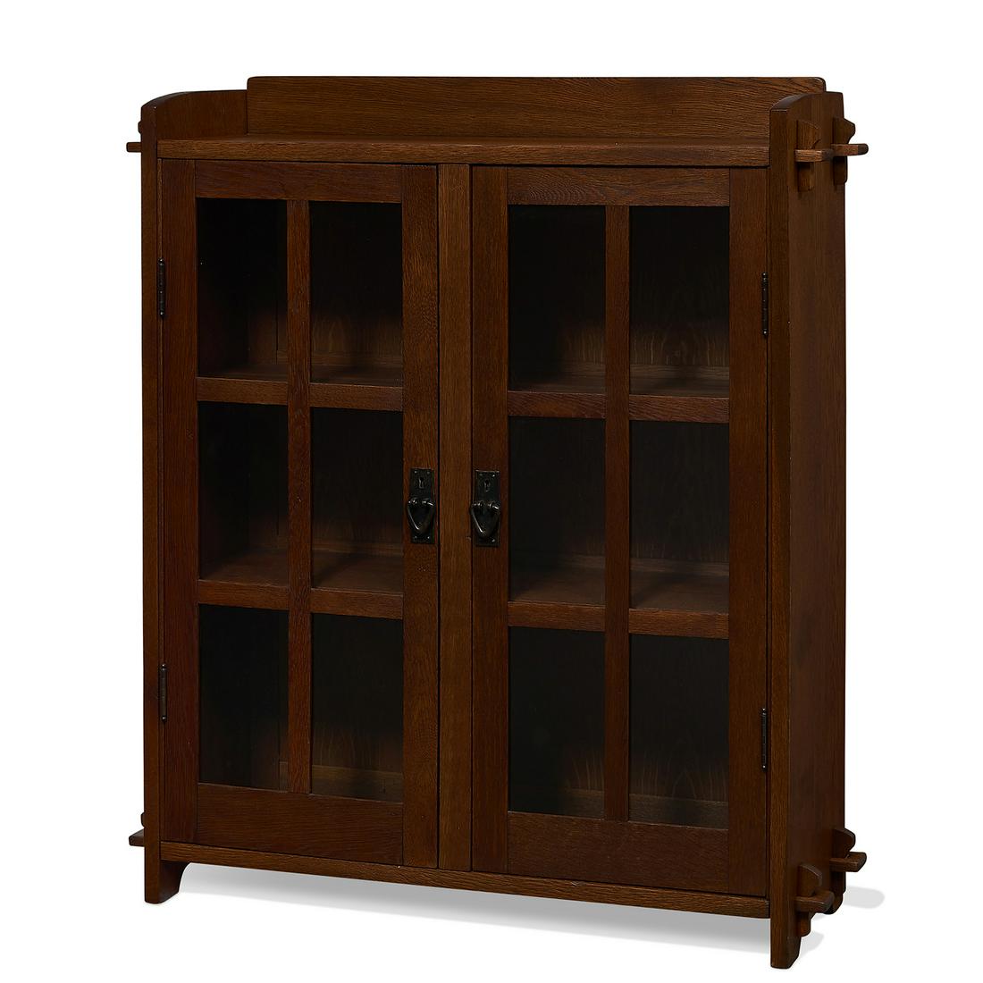 Gustav Stickley two-door bookcase, #523 (1 of 1)