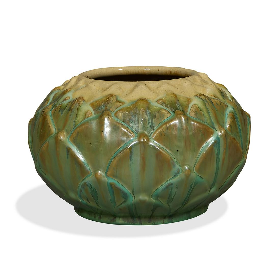 Fulper Pottery Co. Artichoke vase, #550 (1 of 2)