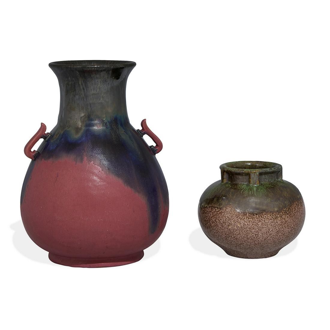 Fulper Pottery Co. vases, two (1 of 3)