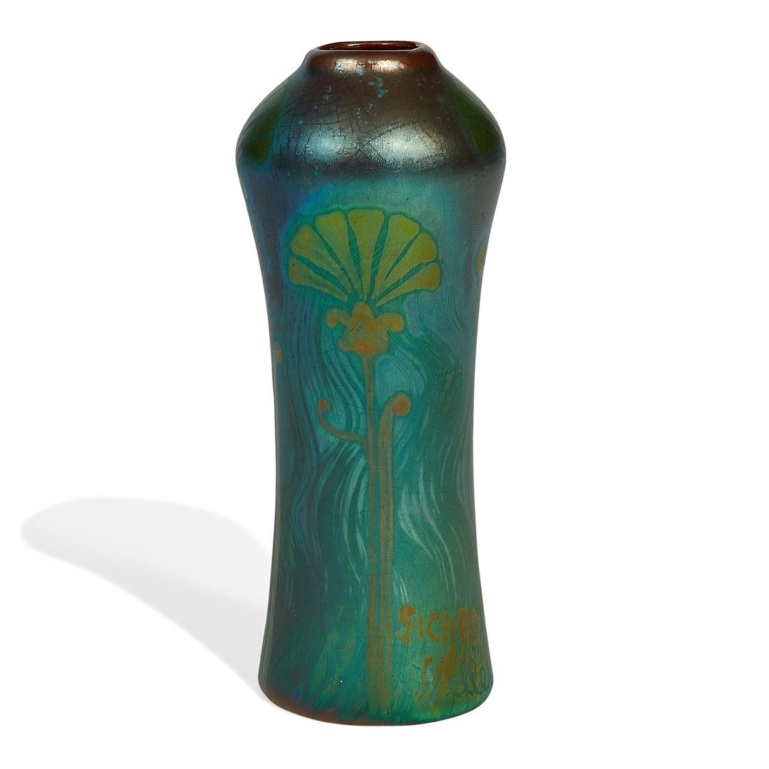 Jacques Sicard for Weller Pottery Co. Sicard vase (1 of 7)