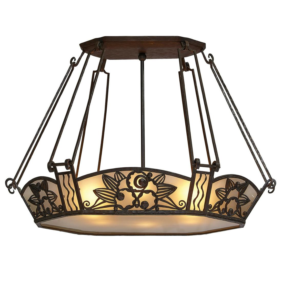 French Art Deco chandelier (1 of 2)