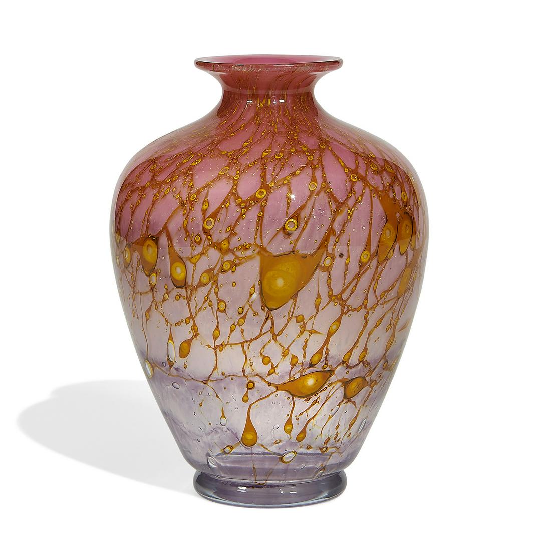 Attributed to Monart Cluthra vase (1 of 3)