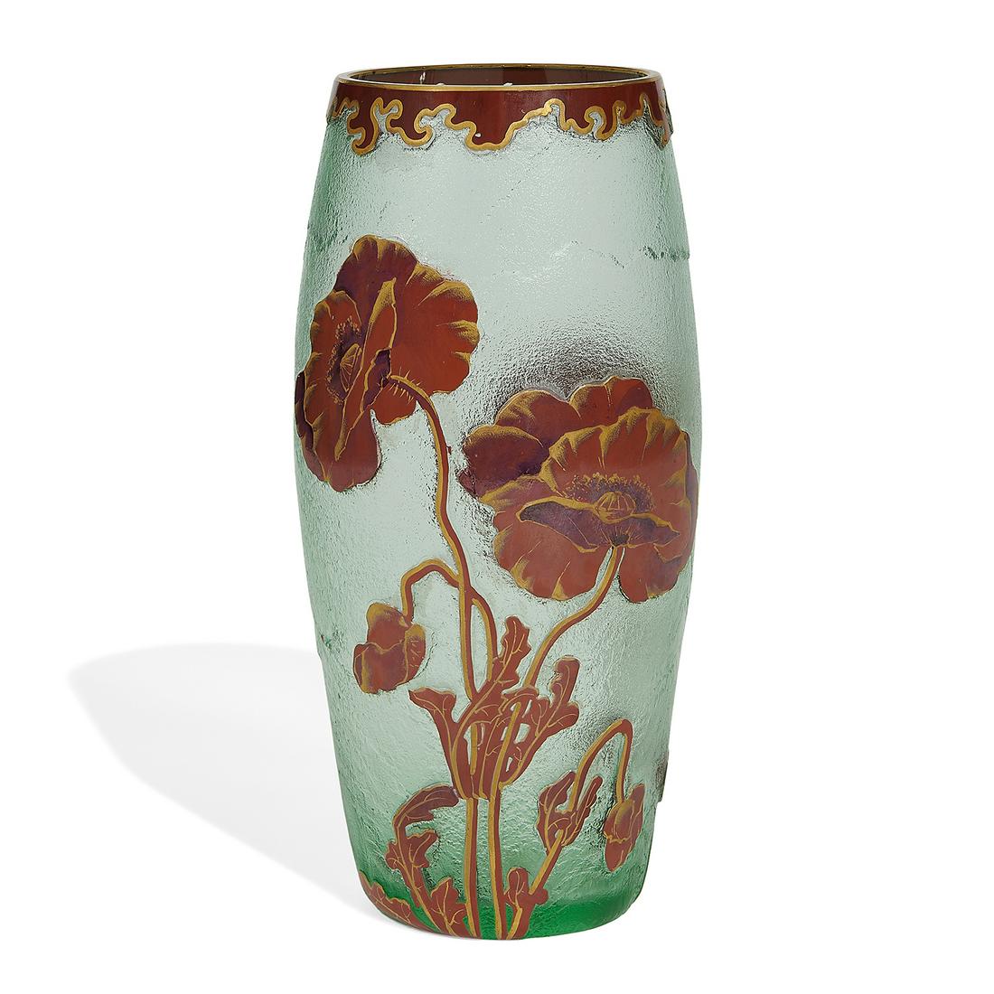 Mont Joye Poppies vase (1 of 3)