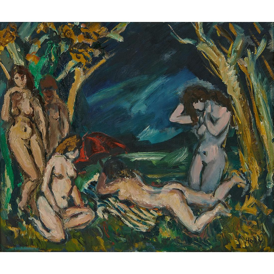 Elmyr de Hory, Homage to Paul Cézanne (Nudes) (1 of 2)