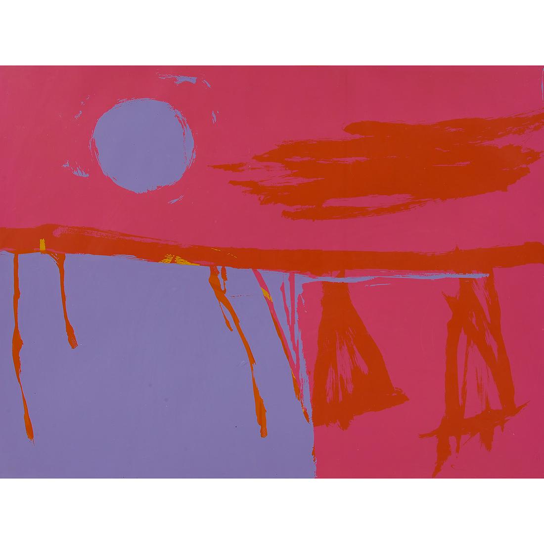 Sister Mary Corita Kent, be a crimson-crucified…: Sister Mary Corita Kent (American, 1918-1986) be a crimson-crucified last color screenprint titled and signed lower margin 23" x 30"