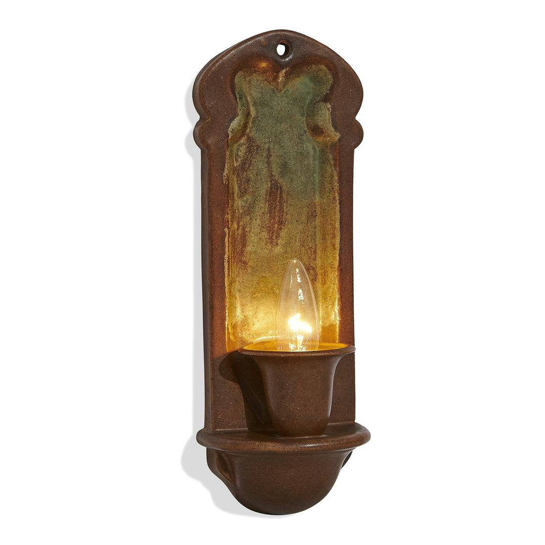 Fulper Pottery Co. Mission Matte wall sconce (1 of 3)