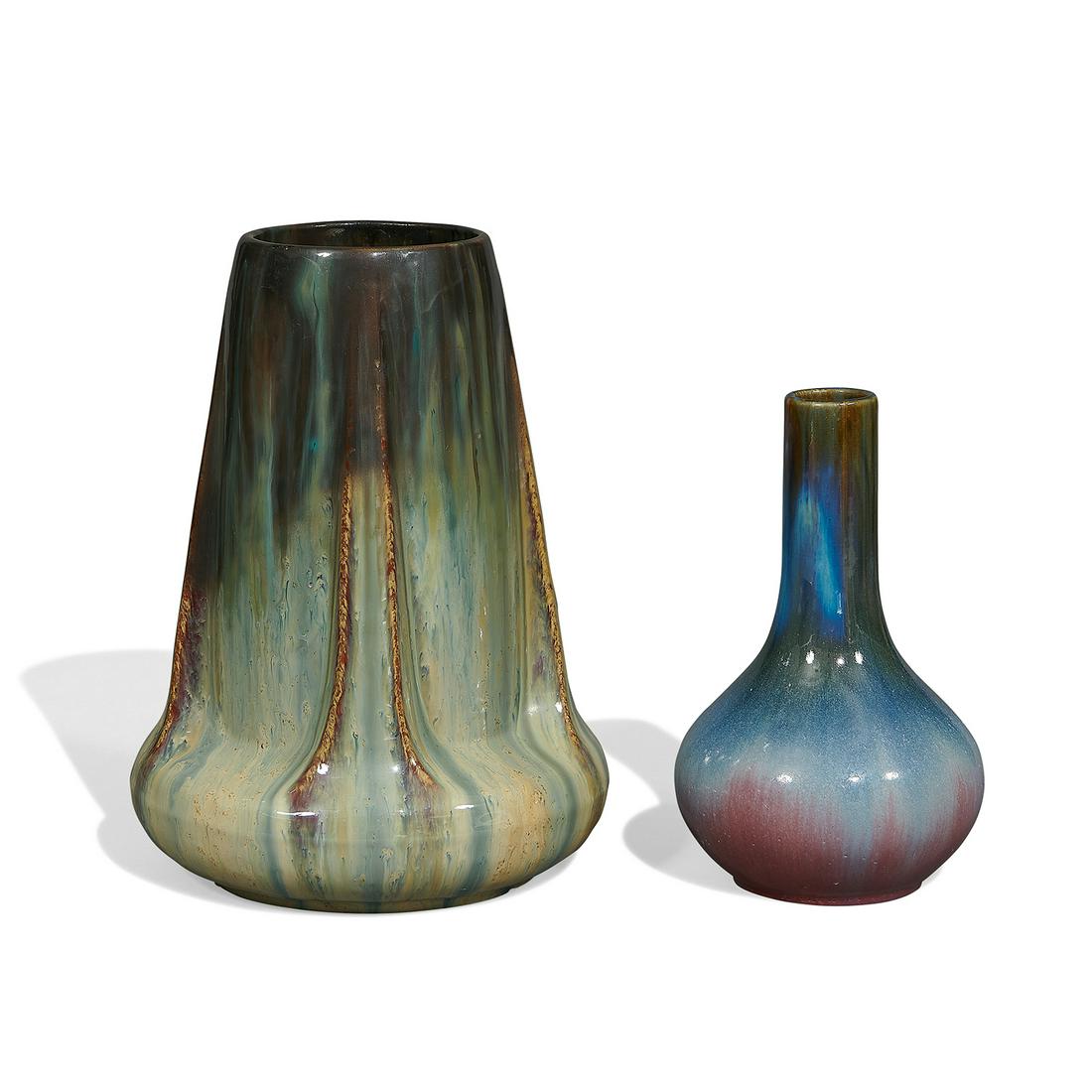 Fulper Pottery Co. vases, two (1 of 3)