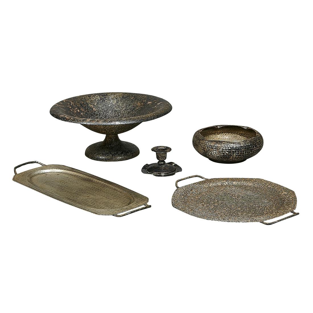 The Roycrofters silver-etched/plated articles (1 of 2)