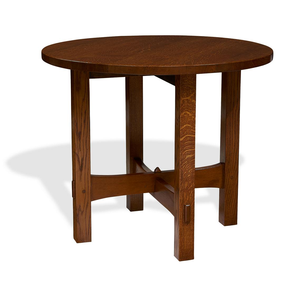 Gustav Stickley (1858-1942) lamp table, #441 (1 of 1)