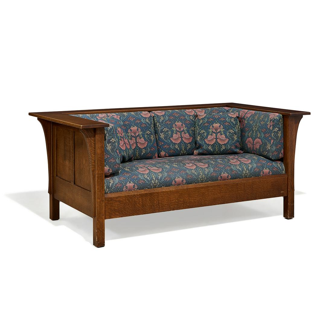 Stickley-Audi paneled settle (1 of 2)