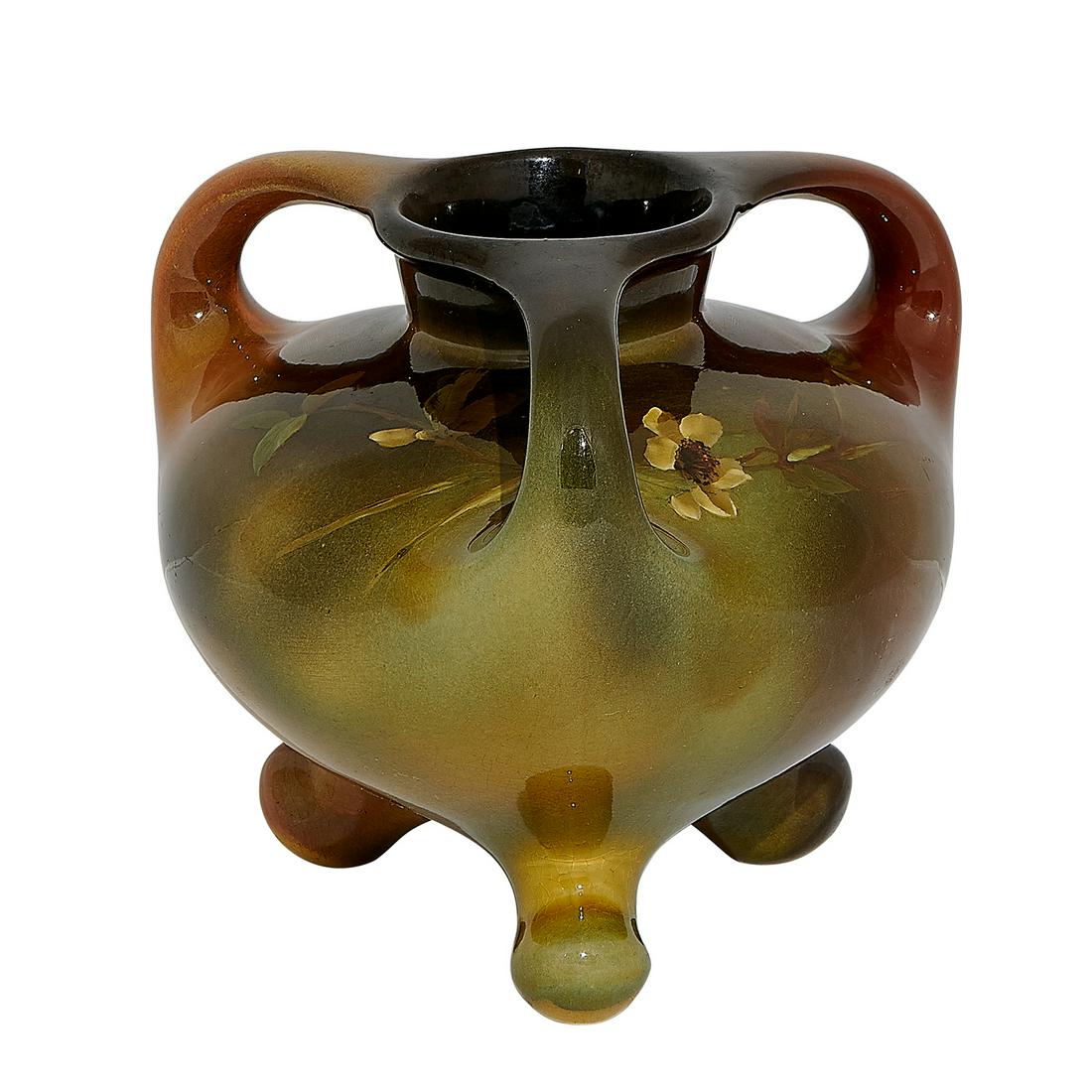 V. Adams for Lonhuda Faience vase, #281 (1 of 4)