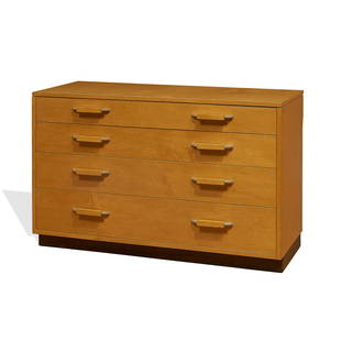 Eliel Saarinen for Johnson Furniture Dresser: Eliel Saarinen (1873-1950), J. Robert Swanson (1900-1981) & Pipsan Saarinen Swanson (1923-1979) for Johnson Furniture Co. Flexible Home Arrangement Series dresser Grand Rapids, Michigan, circa 1939 bi