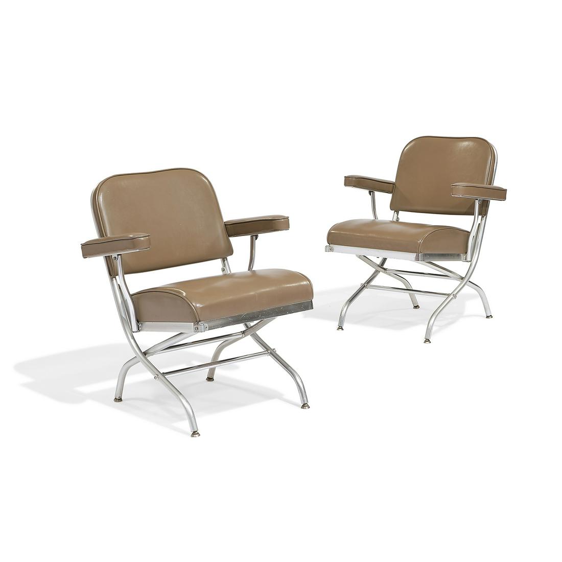 Warren McArthur folding chairs, pair (1 of 3)