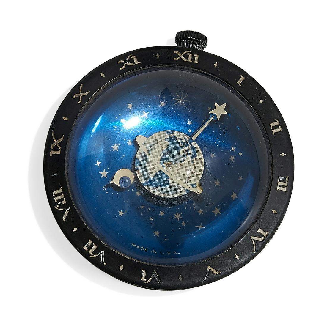 Westclox wind-up World Dial Clock (1 of 3)