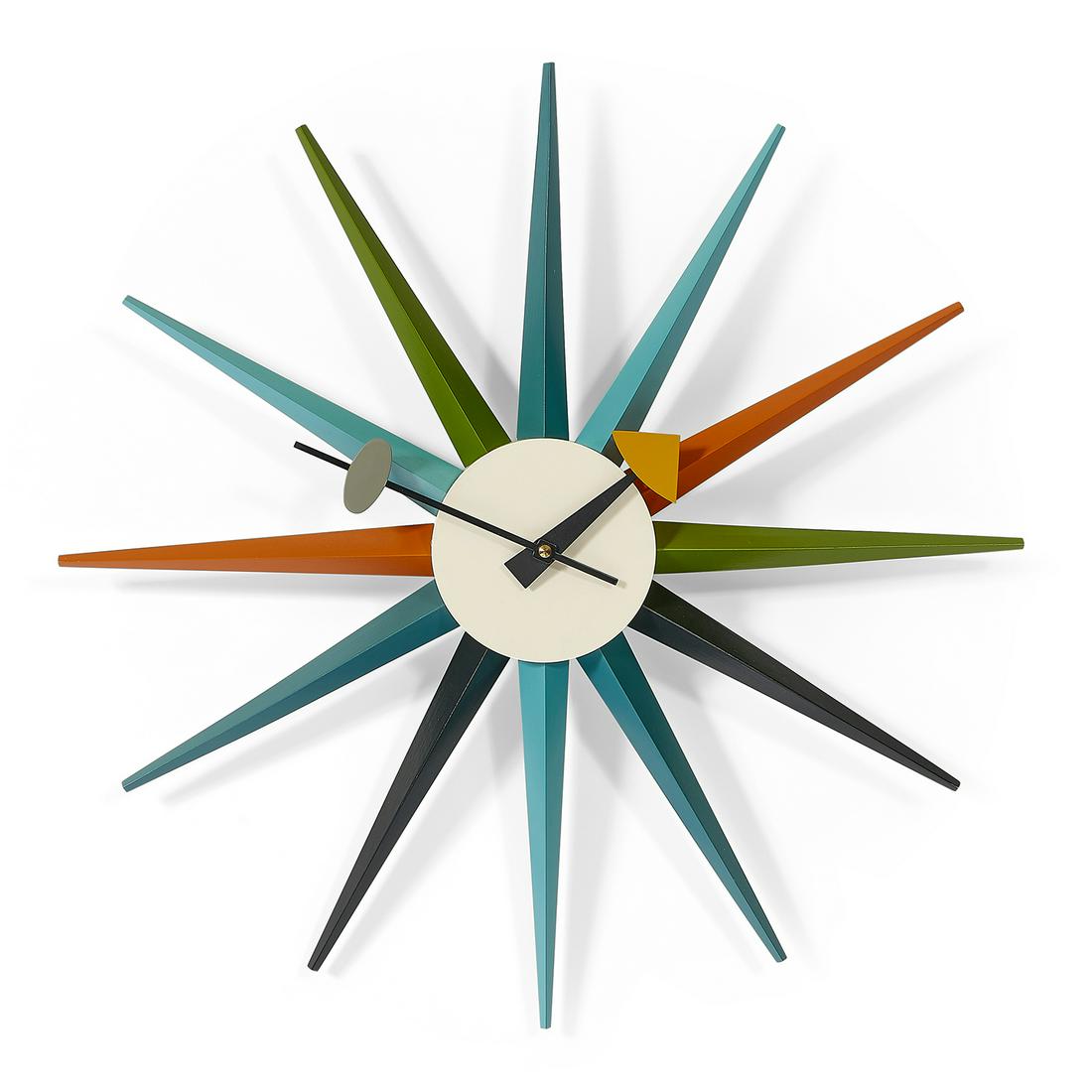 George Nelson for Vitra Spike wall clock, #2202 (1 of 2)
