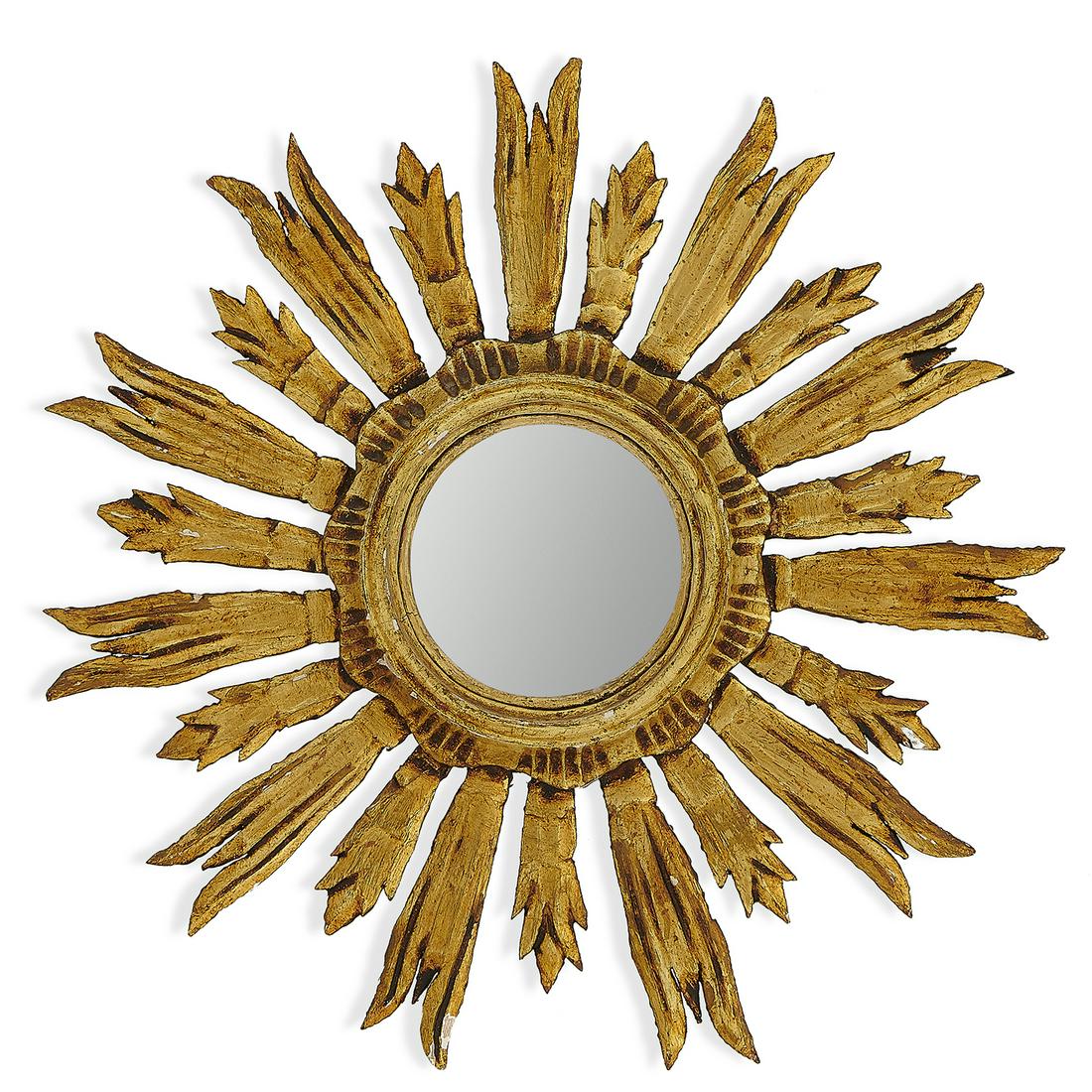French Starburst mirror 20 1/2"dia (1 of 1)