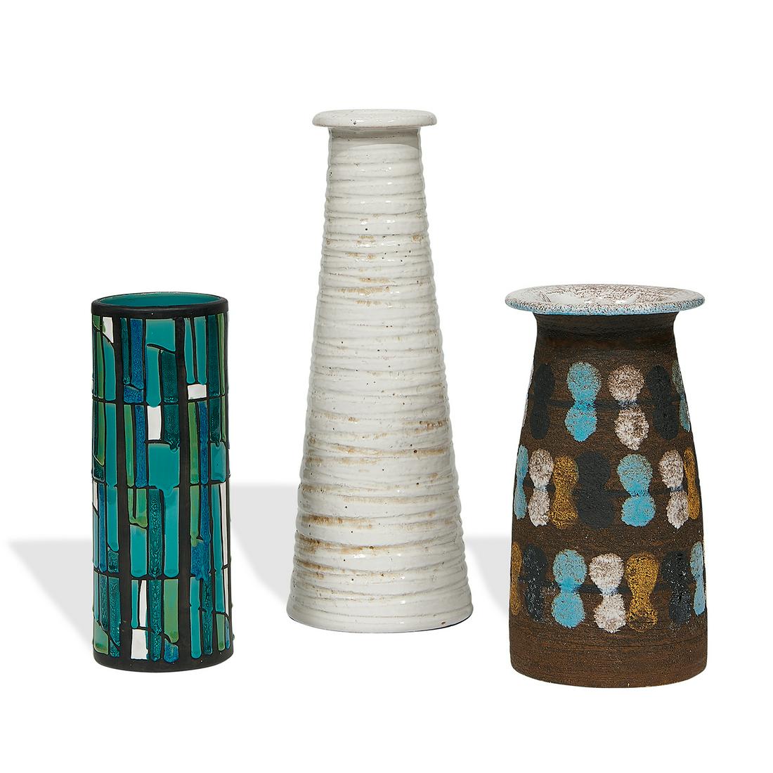 Alvino Bagni vases, group of three (1 of 2)