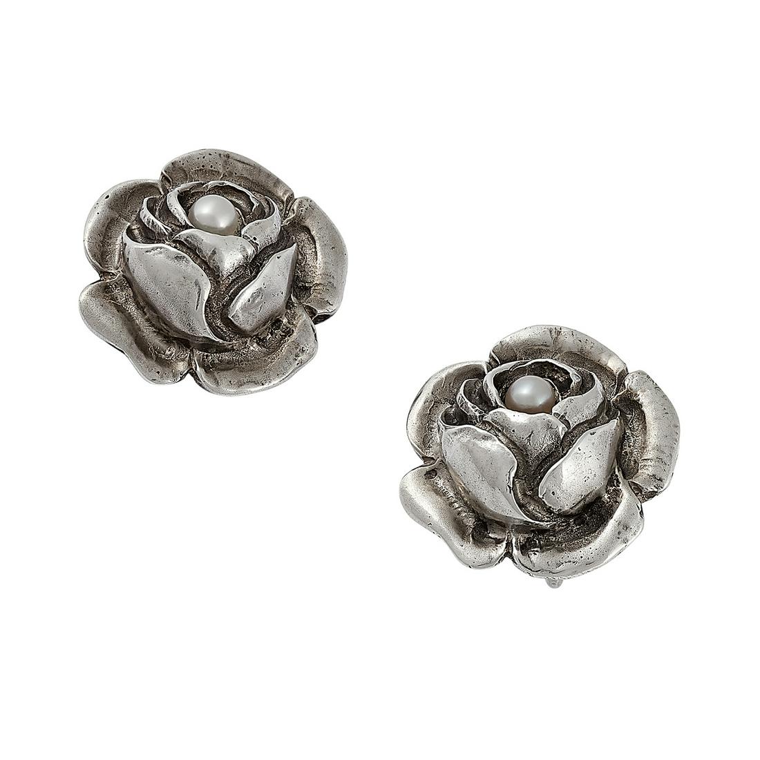 Attributed to Clemens Friedell screwback earrings (1 of 2)