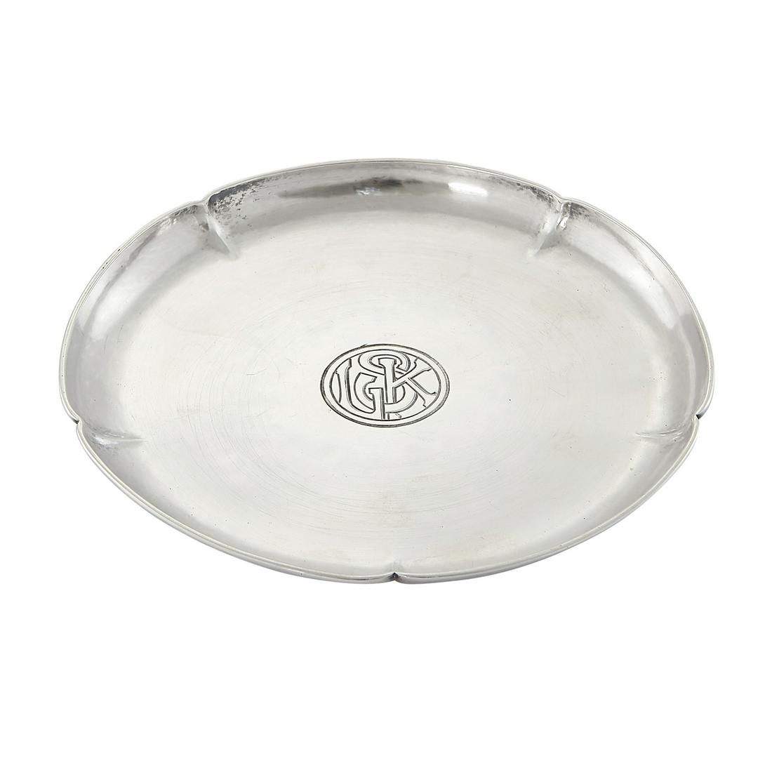 The Kalo Shop round lobed dish, #8 6"dia x 3/16"h (1 of 2)