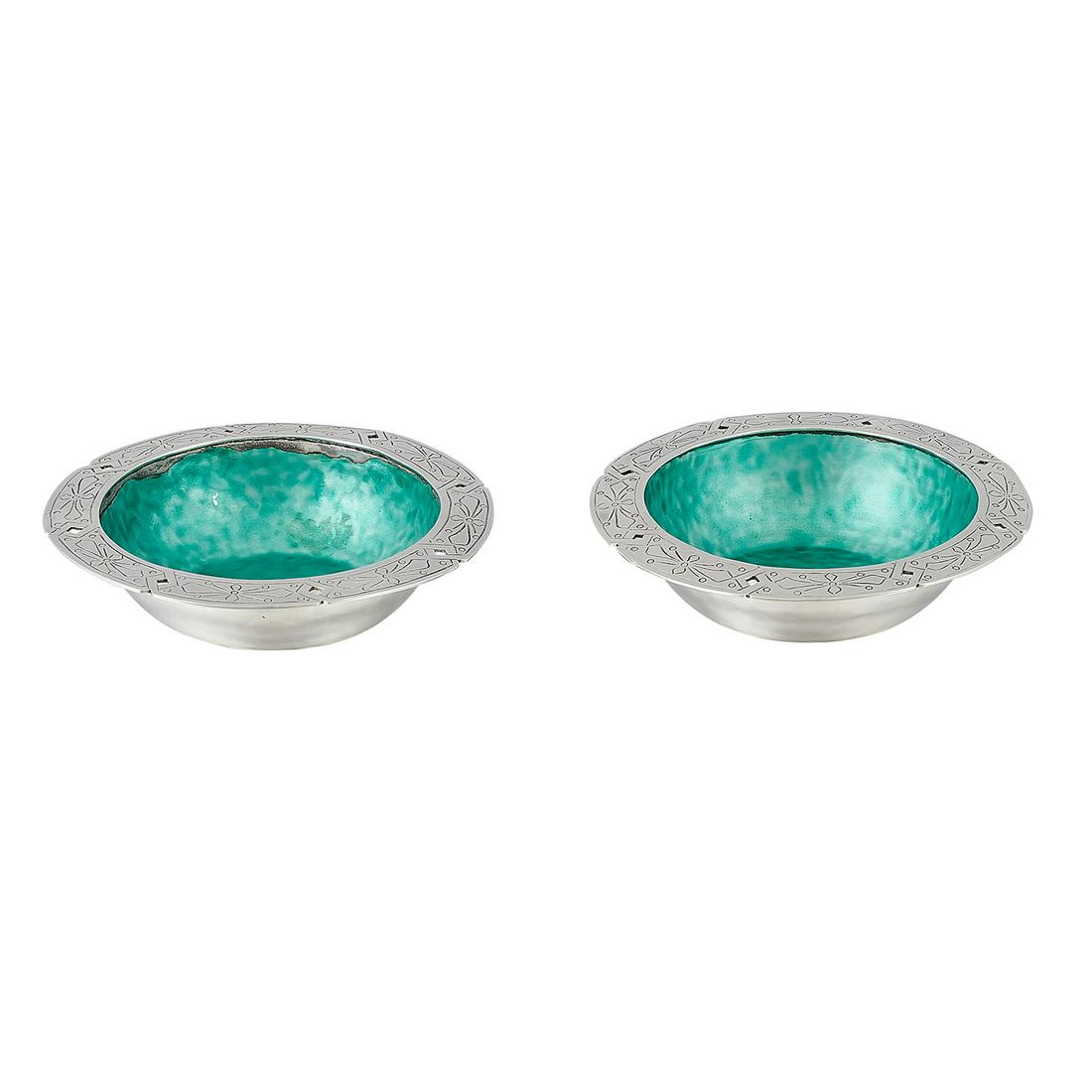 Mildred Watkins salt cellars, pair (1 of 3)