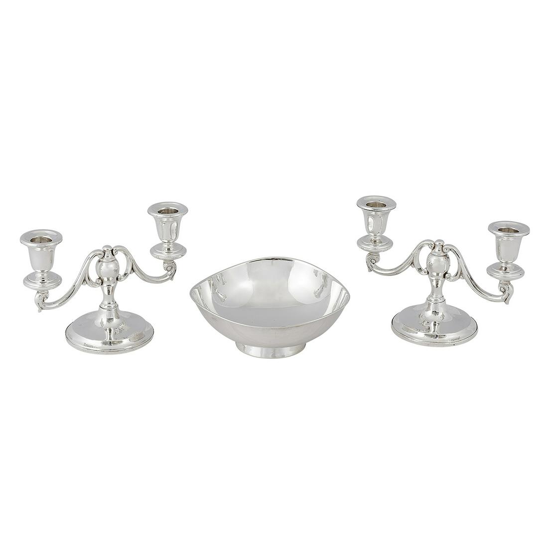 Gorham Mfg. Co. modernist bowl, #958 (1 of 3)