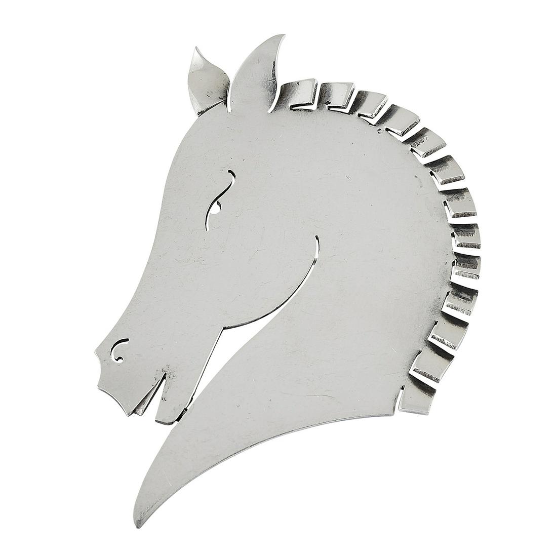 Madeleine Turner horse head brooch (1 of 2)