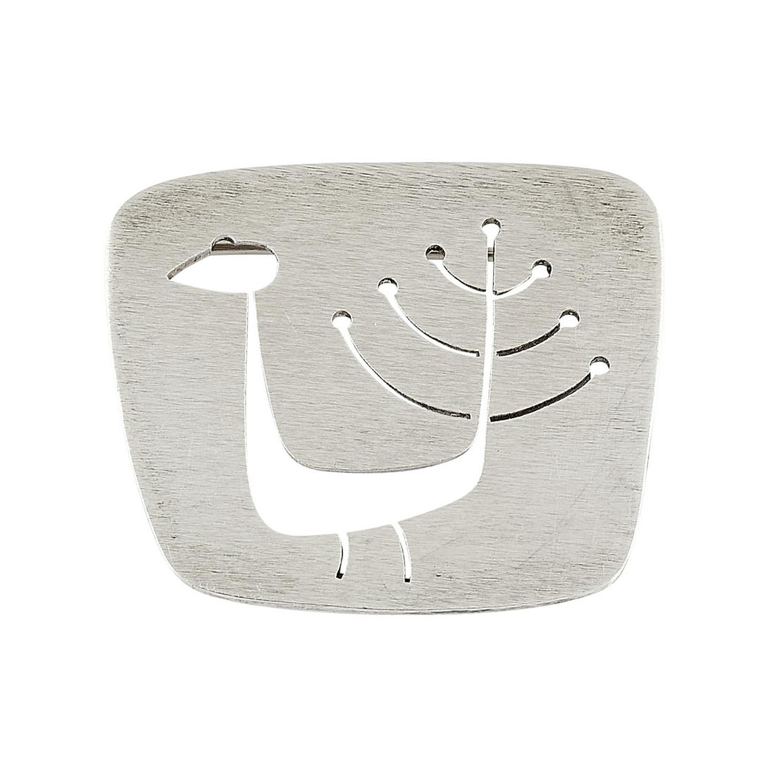 Robert Pierron peacock cut-out brooch (1 of 2)