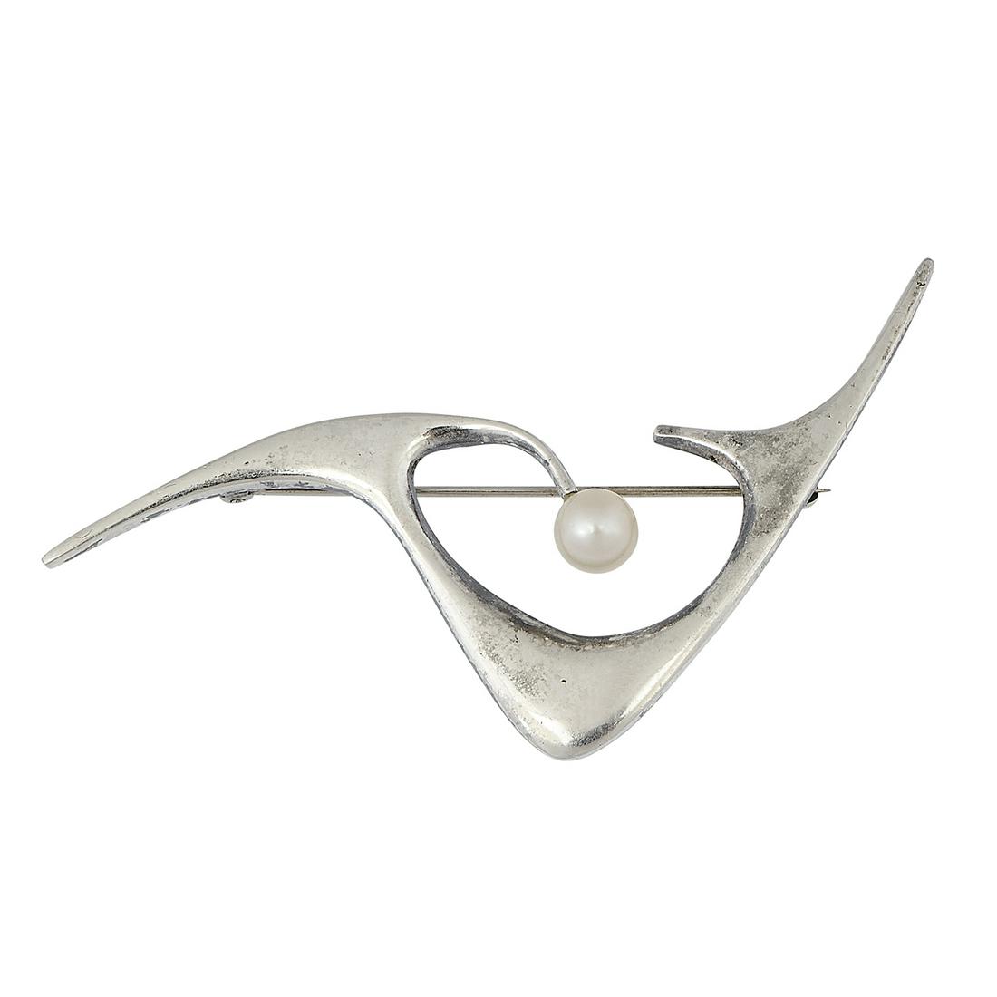 Ed Wiener modernist brooch (1 of 2)