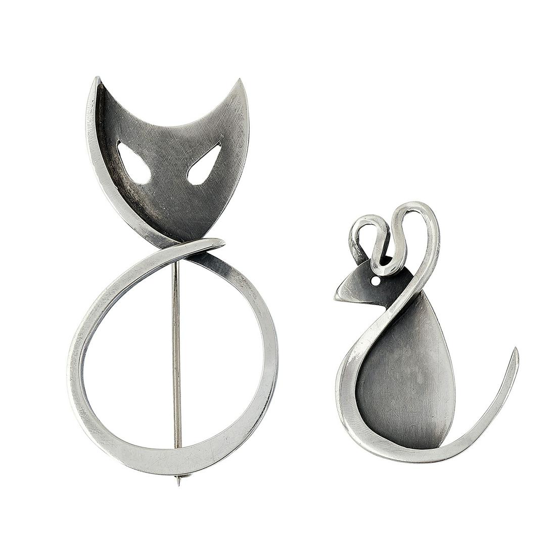 Phyllis Sklar brooches, two (1 of 2)