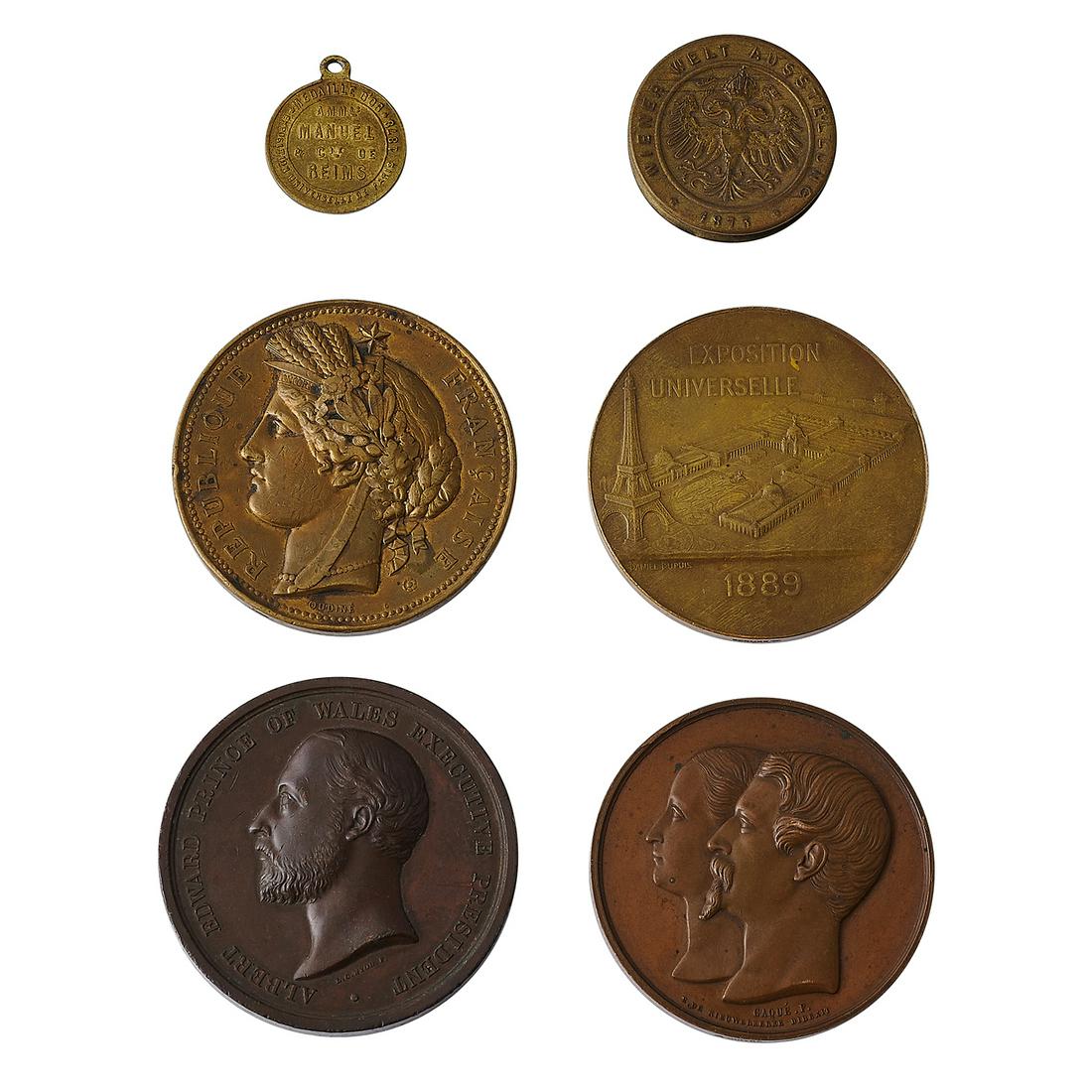 Various Makers group of medals & medallions, six (1 of 4)