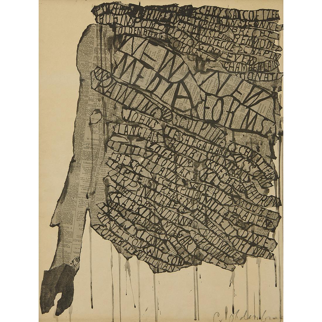 Claes Oldenburg, New Media New Forms, 1960 (1 of 2)