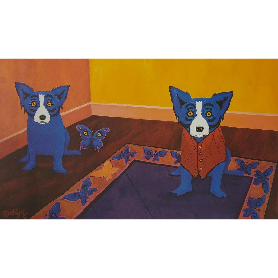 George Rodrigue, Butterflies are Free, 1996 (1 of 2)