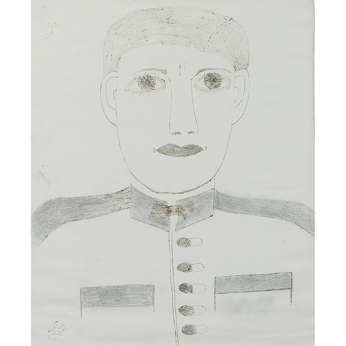 Lee Godie, Man in a Uniform (1 of 2)