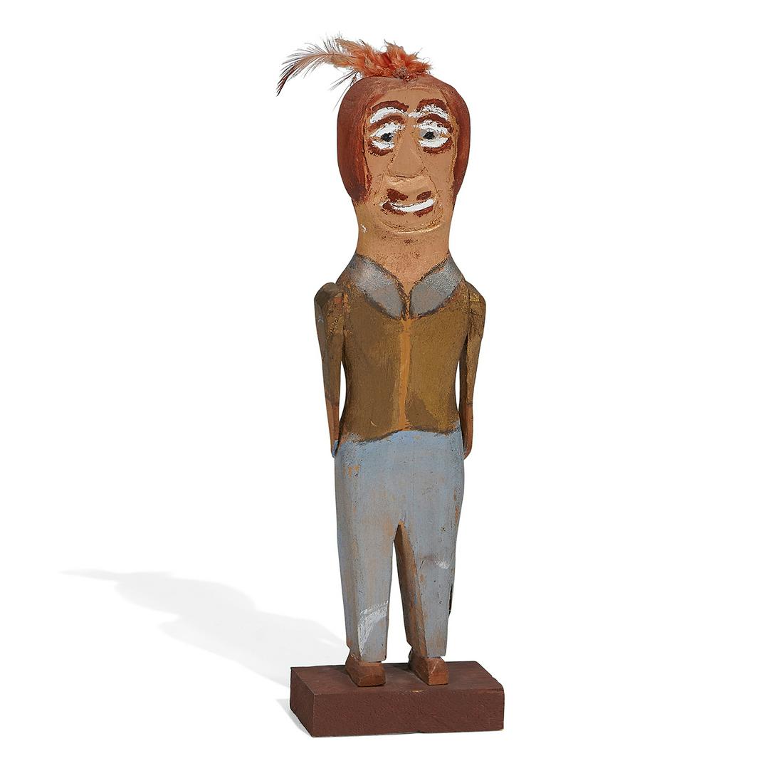 William Dawson, Male Figure with Feathers (1 of 2)