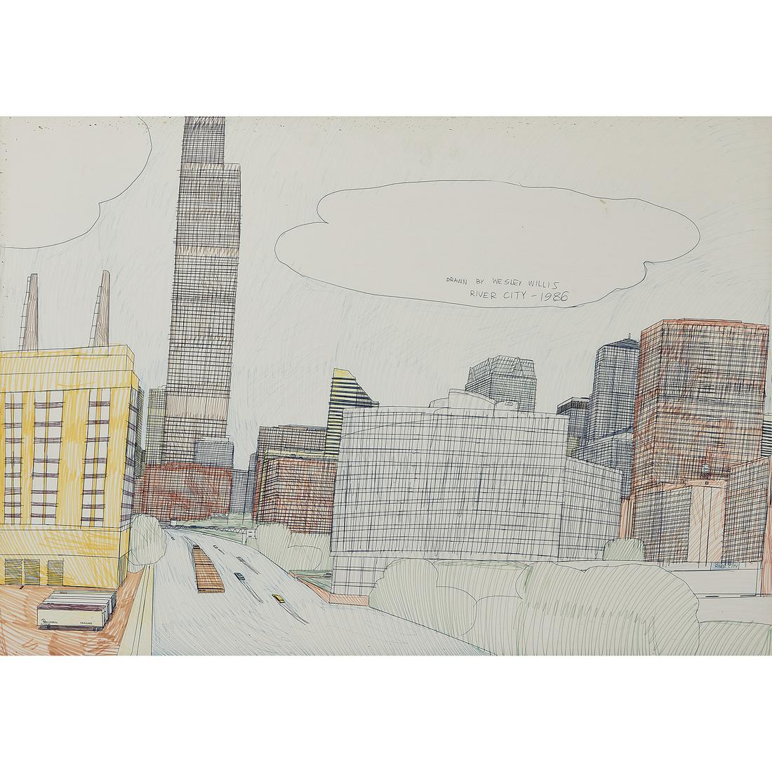 Wesley Willis, River City, 1986 (1 of 2)