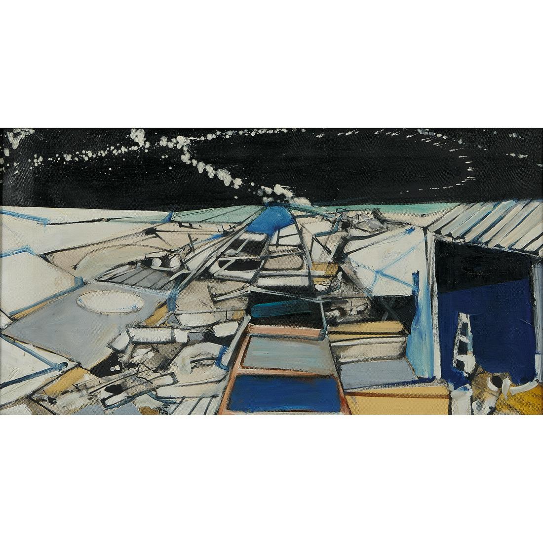 John Hultberg, Exploding Plain, 1957 (1 of 2)