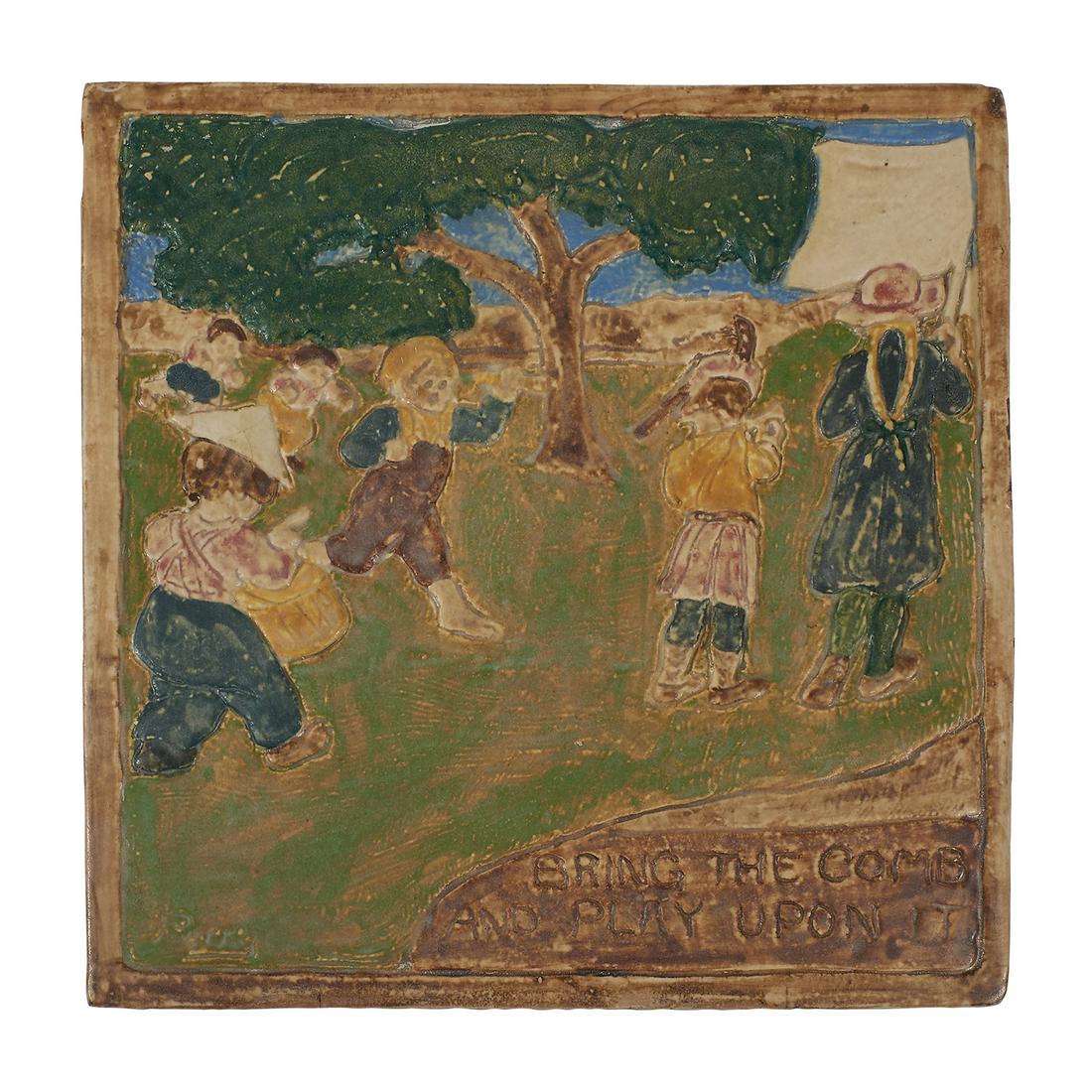 Mary Chase Perry Stratton for Pewabic scenic tile (1 of 2)