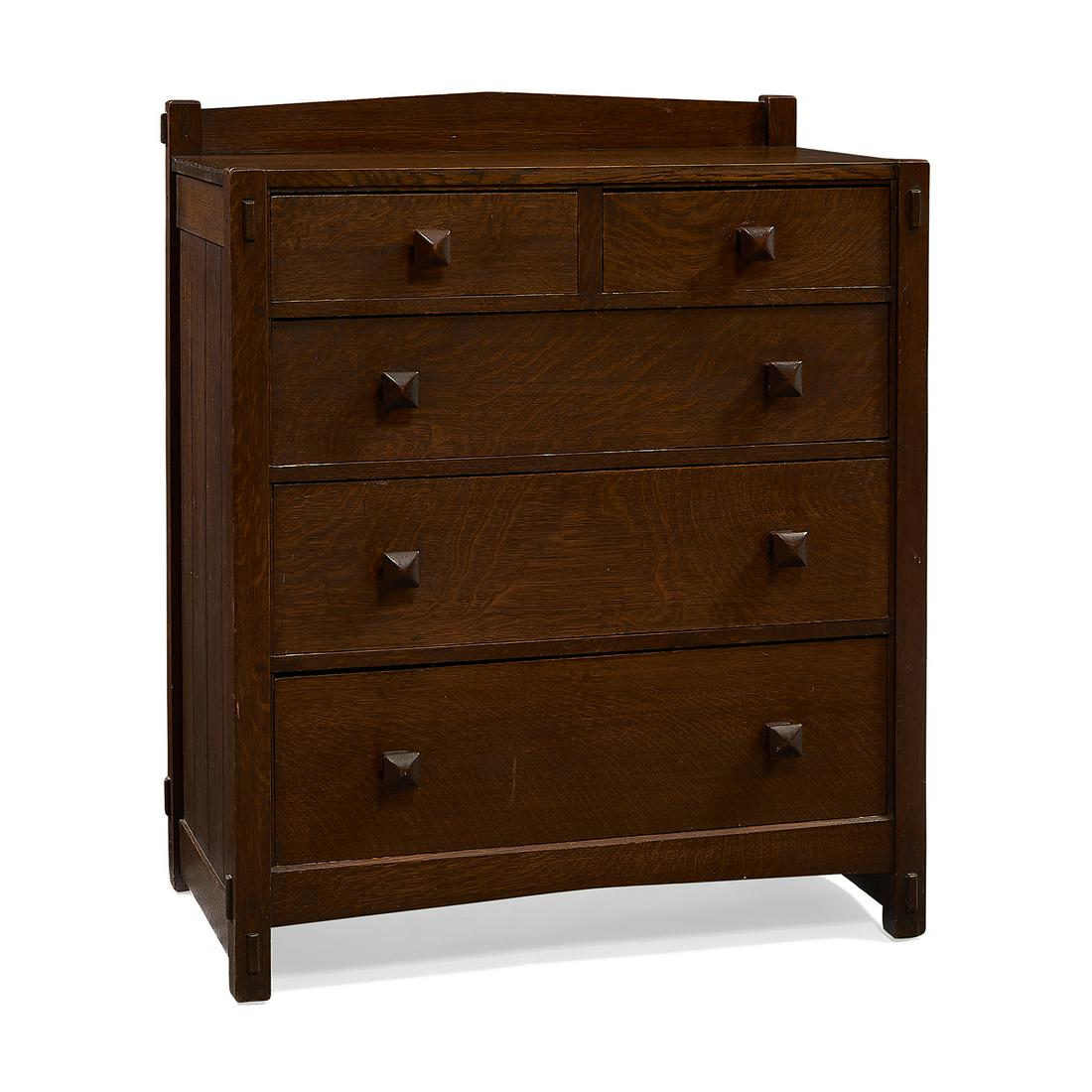 Gustav Stickley early chest of drawers, #626 (1 of 1)