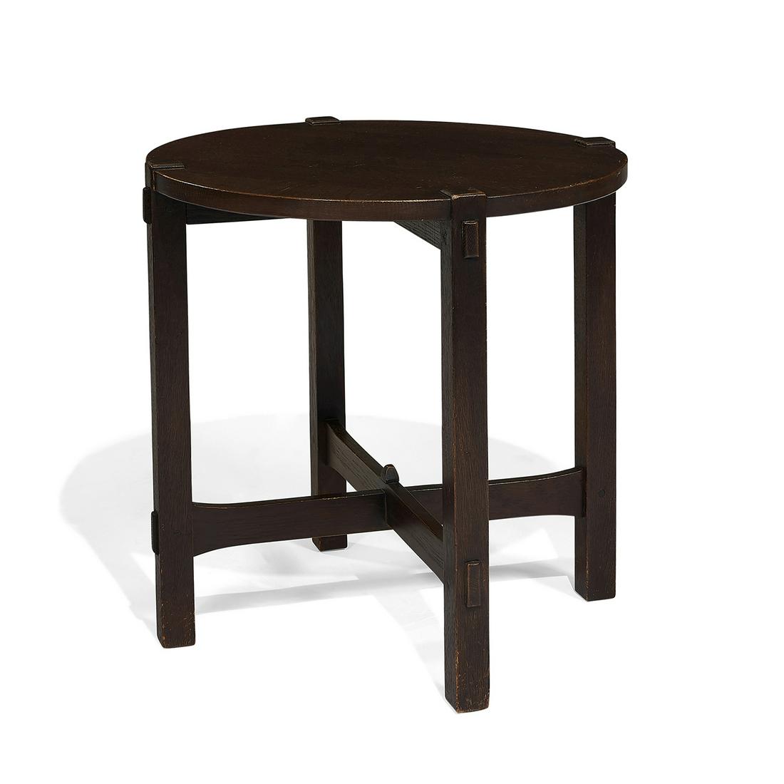 Gustav Stickley early tea table, #439 (1 of 1)
