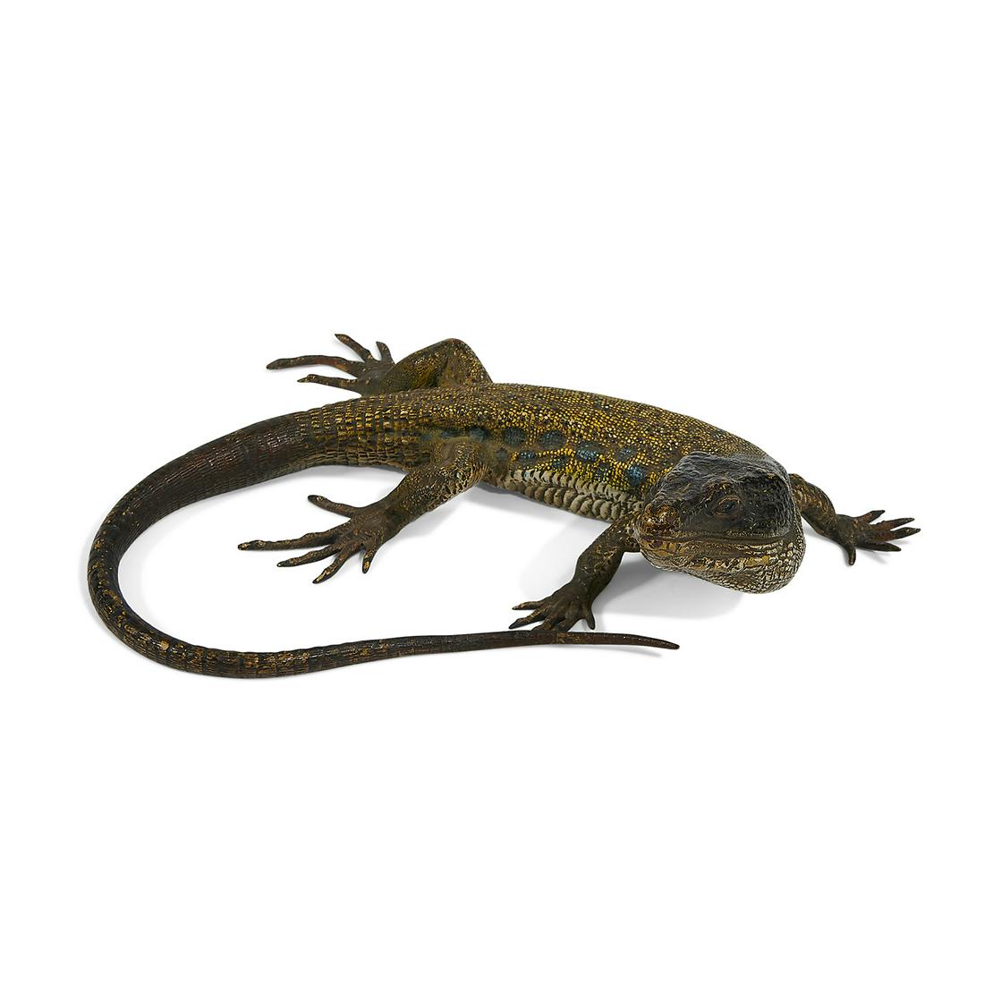 Franz Xaver Bergmann Canary Island lizard, #4133 (1 of 4)