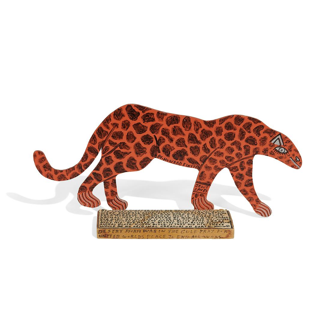 Howard Finster, Leopard, 1991 (1 of 3)