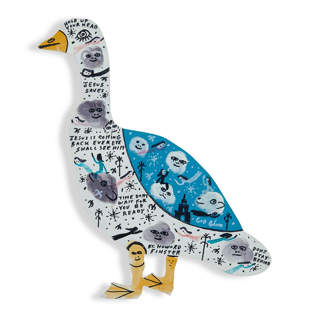 Howard Finster, Goose, 1989 (1 of 2)