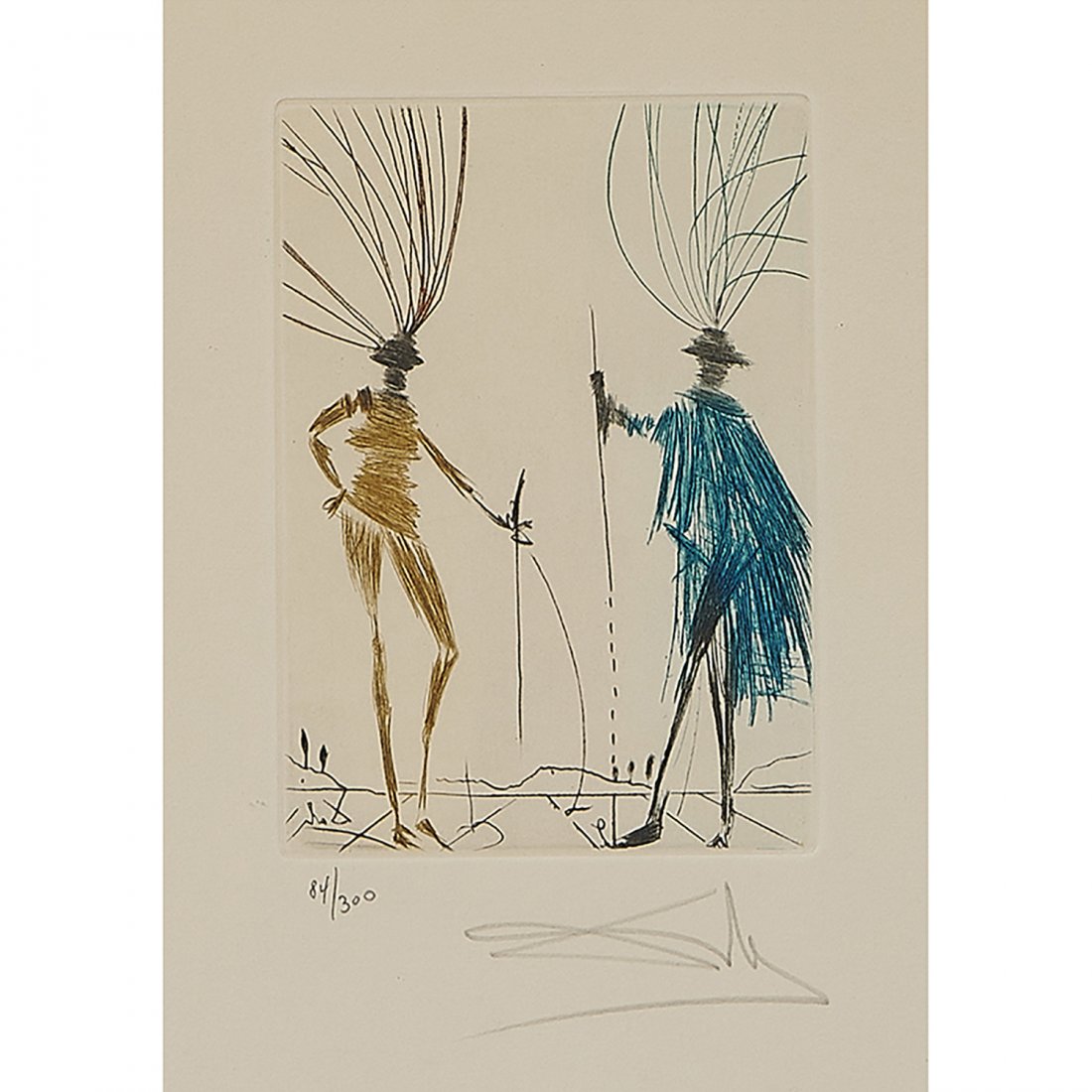 Salvador Dalí, The Two Gentleman of Verona…, (1 of 2)