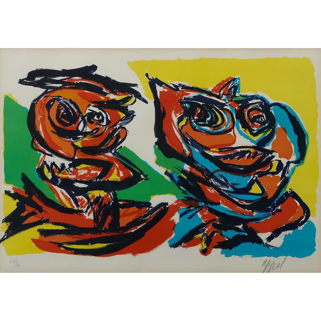 Karel Appel, 2 Personligheter (2 Characters) (1 of 2)