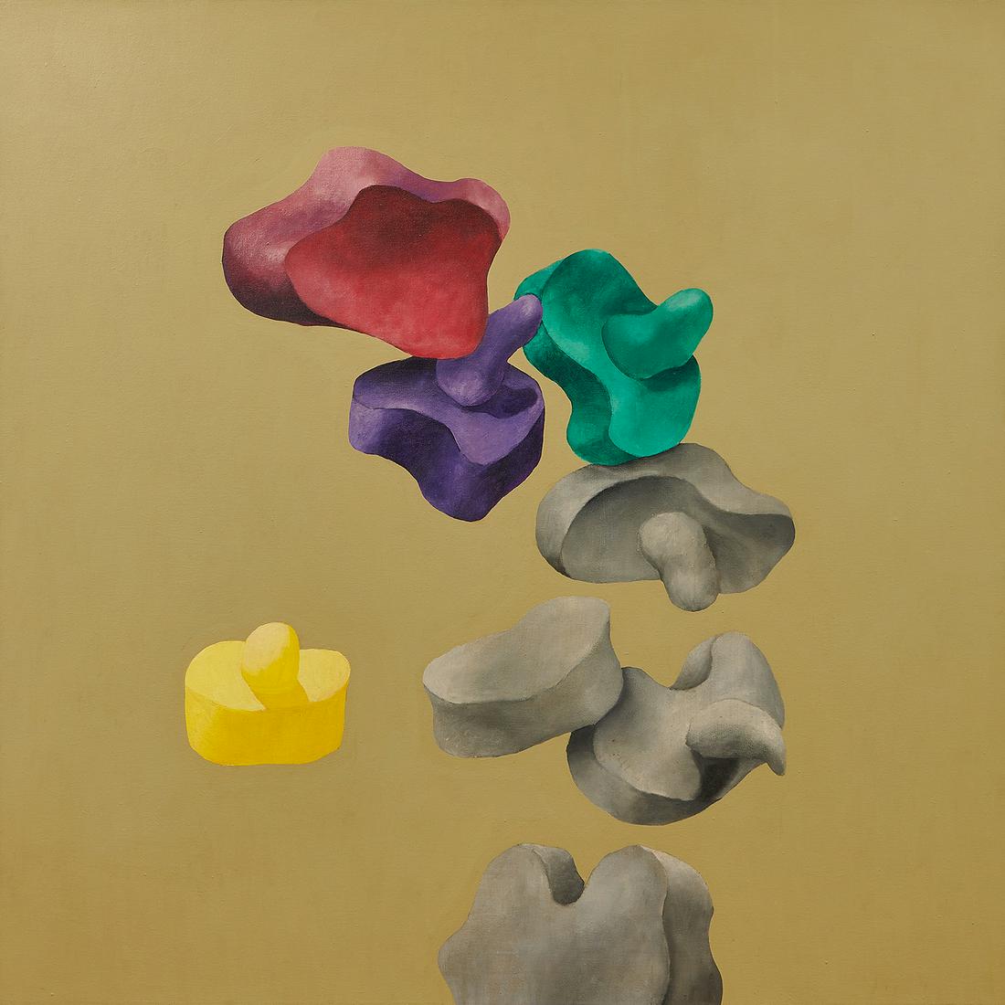 Jack Powell, Untitled, 1966, acrylic on canvas (1 of 3)