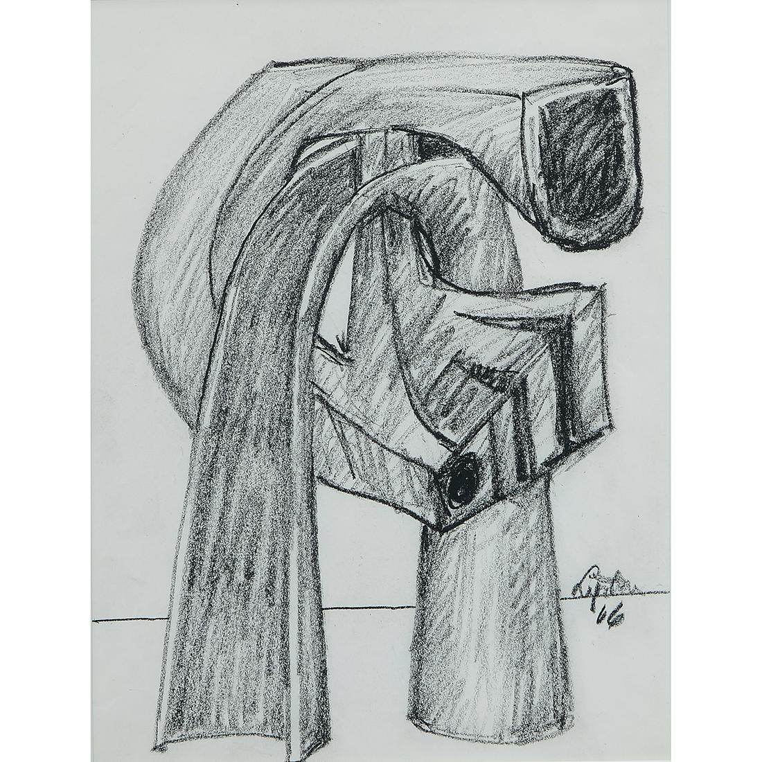 Seymour Lipton, Study for a Sculpture, 1966 (1 of 2)