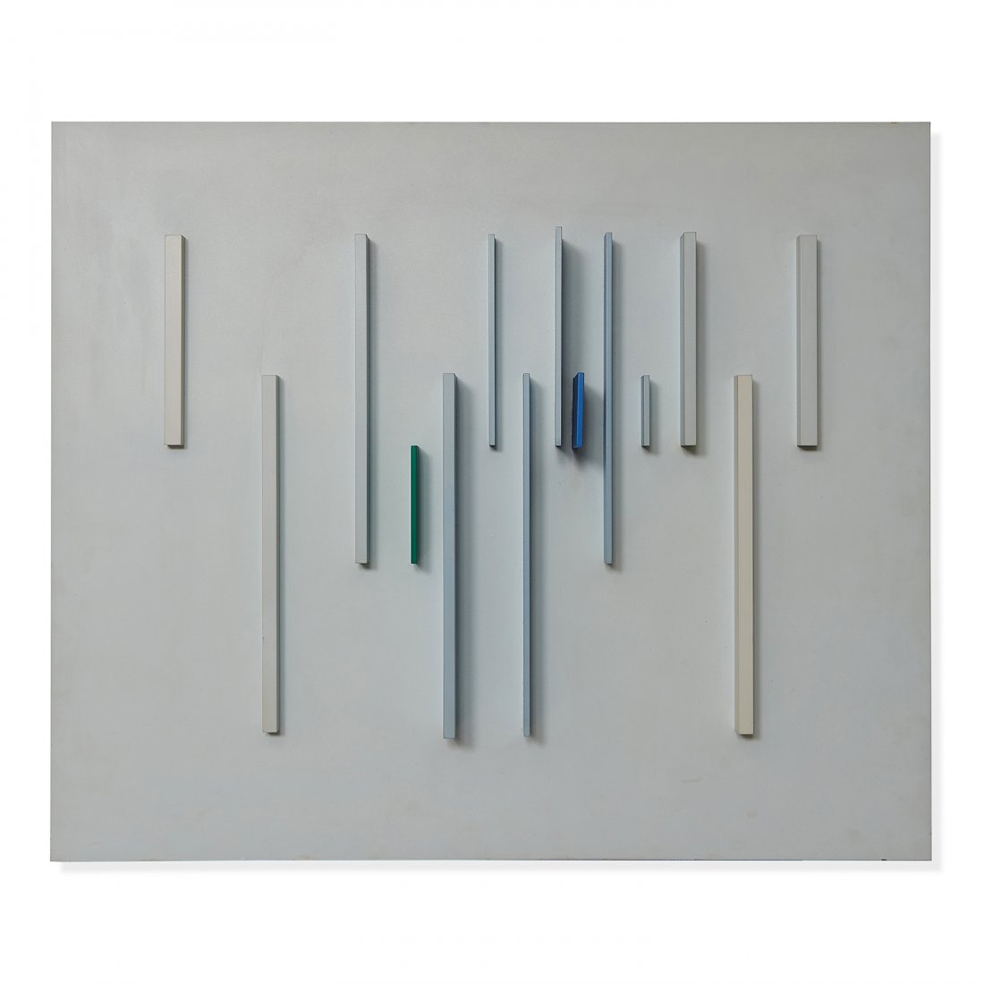 David Barr, No. 44, 1968, acrylic and wood (1 of 3)