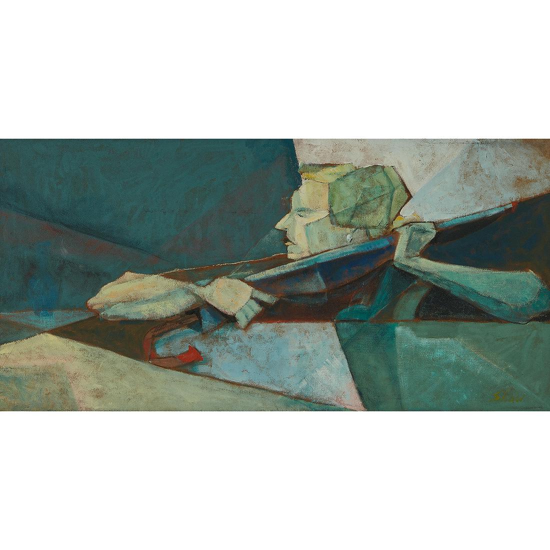 Attr. to Charles Green Shaw, Cubist Woman (1 of 2)